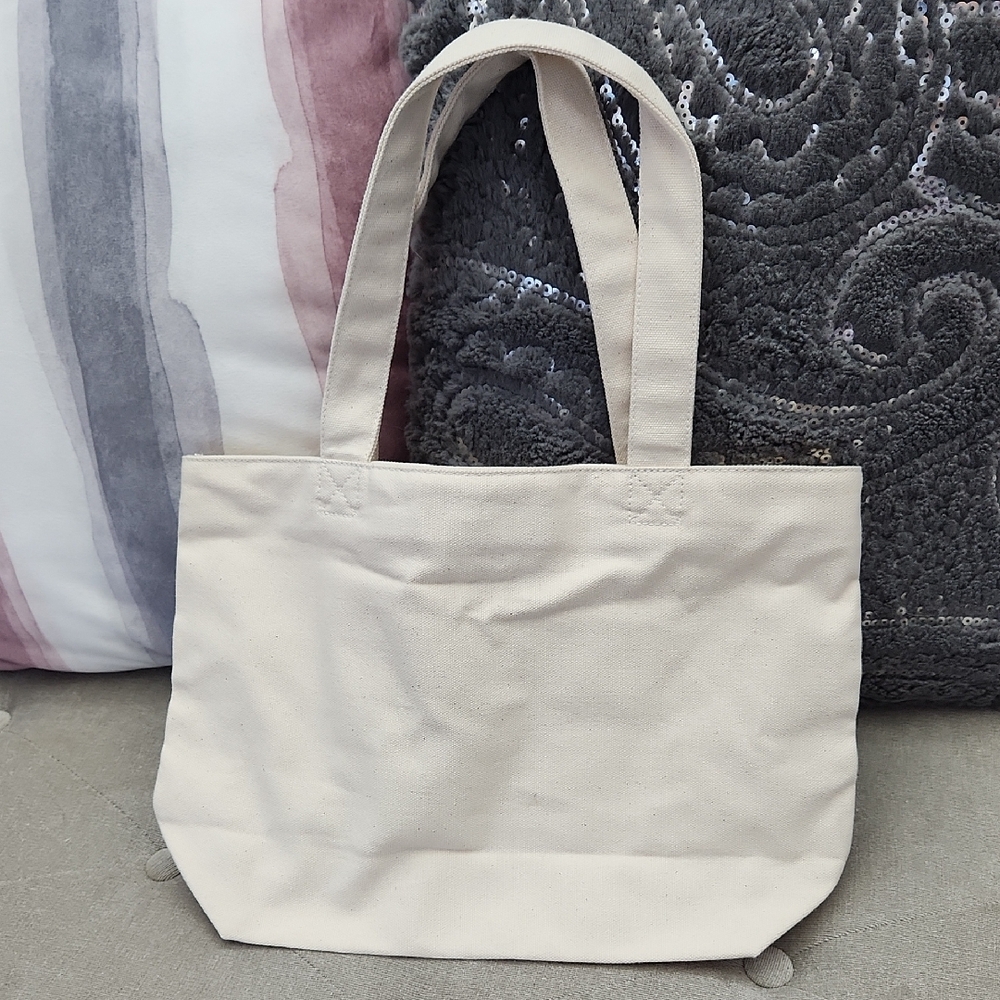 Cream Canvas Tote